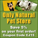 Save 5% On 1st Order at Only Natural Pet Store